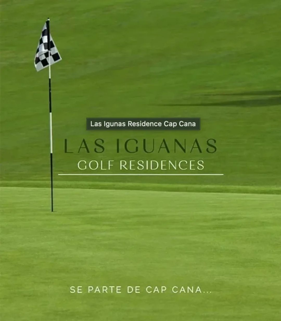 Solar en Venta Las Iguanas Cap Cana 2,122m² Vista Golf