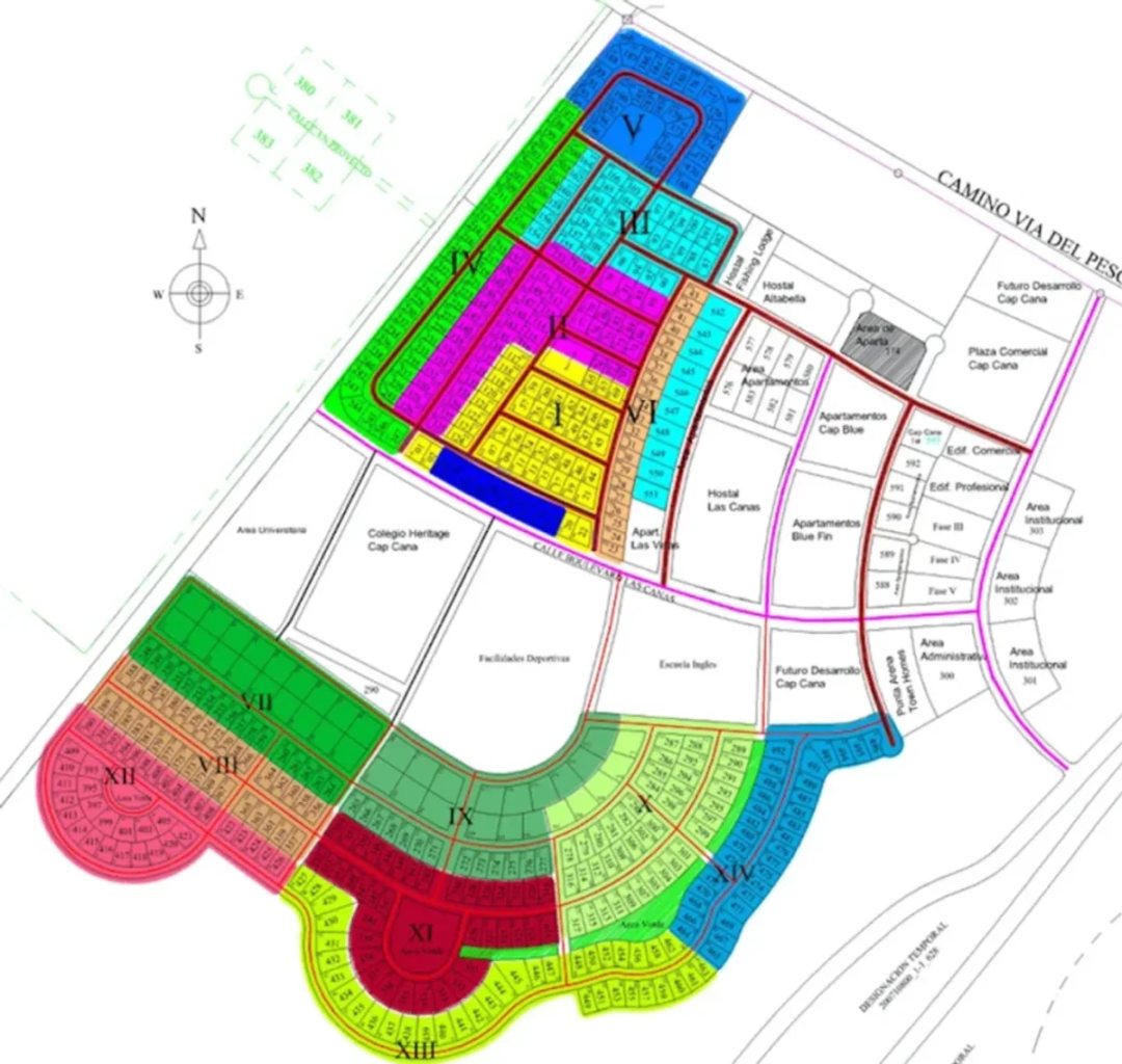 Solar en Ciudad Las Canas Cap Cana para villa 728 m²