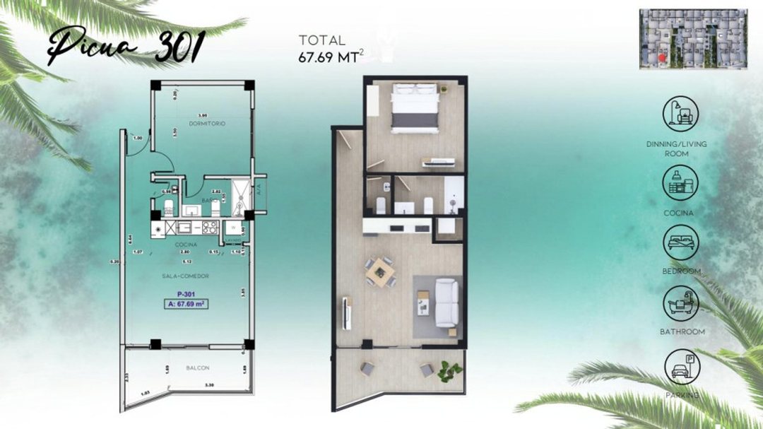 Apartamento en Bayahibe con alto potencial de retorno