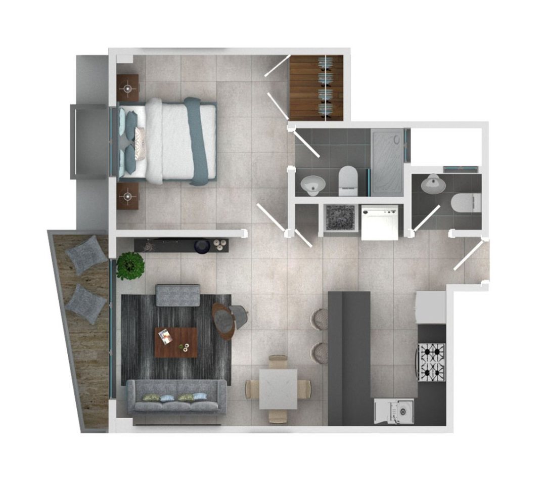 Apartamento amueblado en Punta Cana