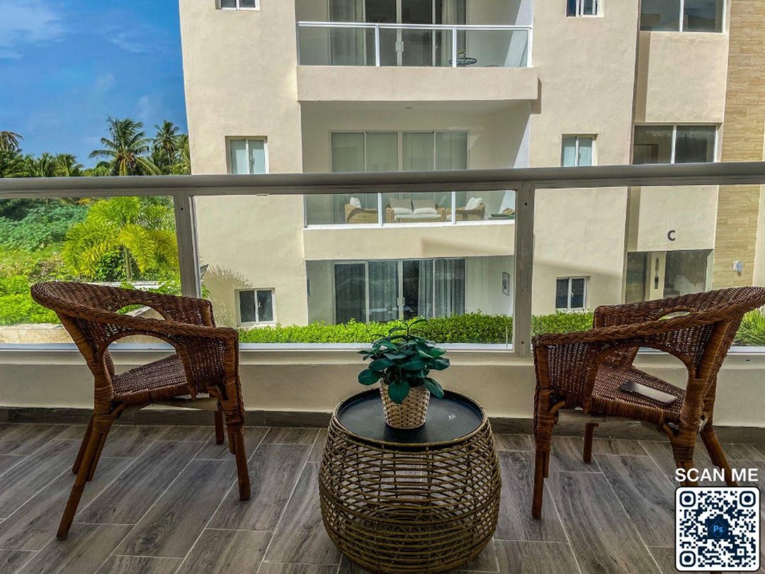 Apartamento 2 Hab. en El Cortesito, Bavaro
