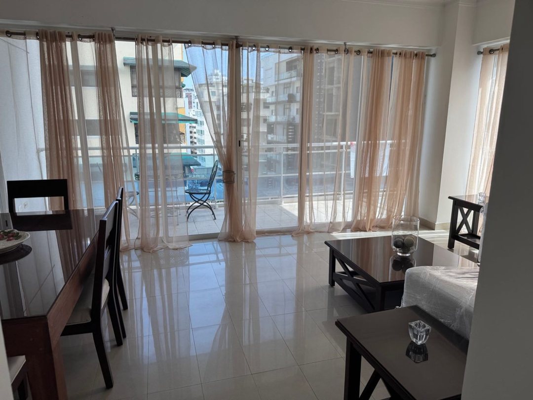 Apartamento en alquiler amueblado en Naco