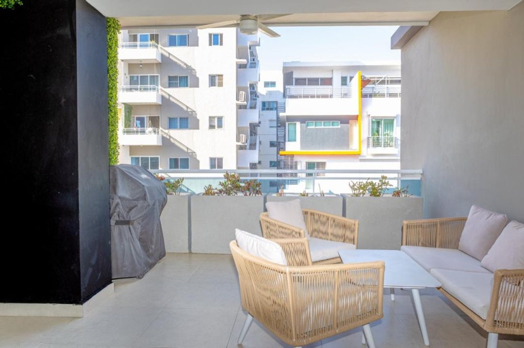 Apartamento amueblado en Evaristo Morales