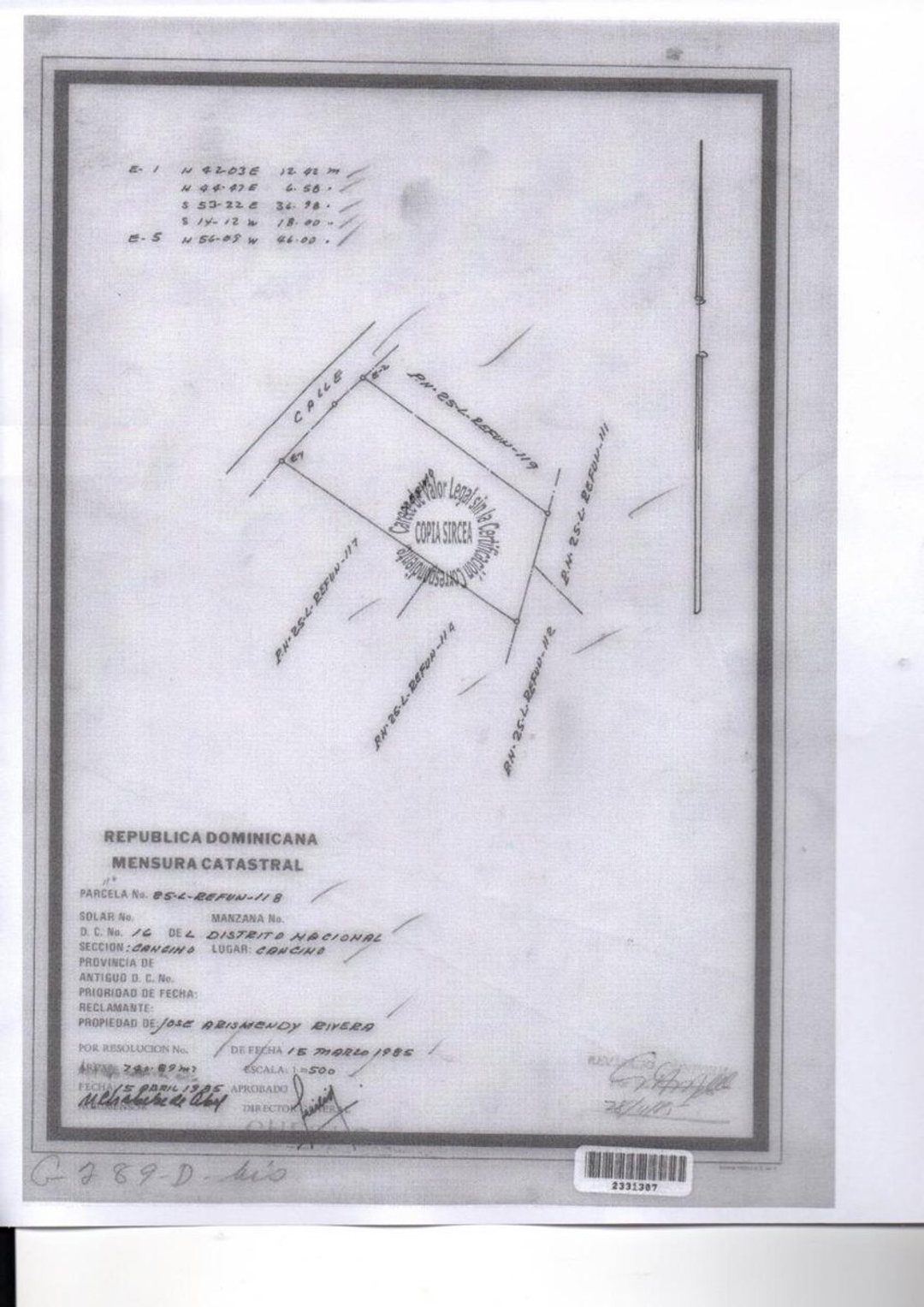 Terreno en Prados del Cachón, Santo Domingo Este
