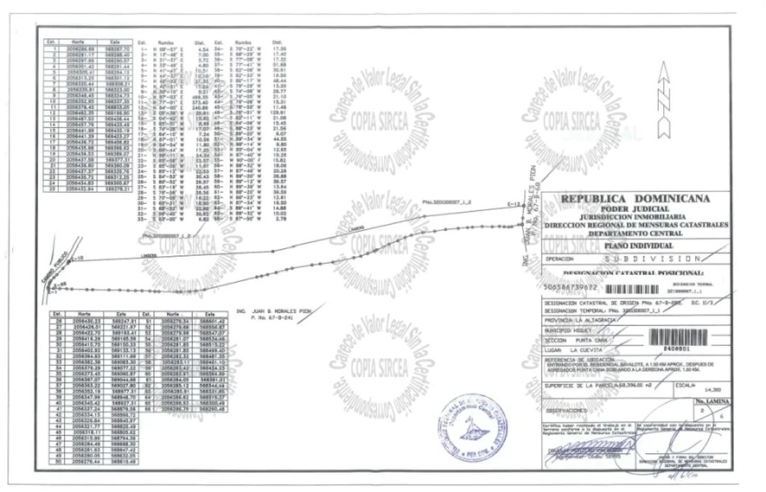 Terreno en Venta en Punta Cana