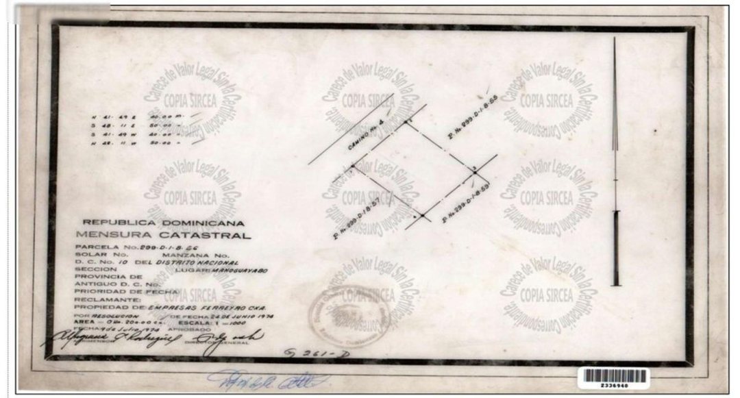 Terreno en Venta 2,000 m² en Alameda, Santo Domingo Oeste