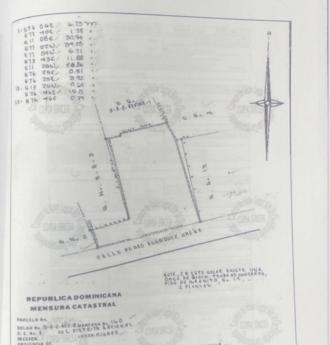 Terreno en Gazcue, venta